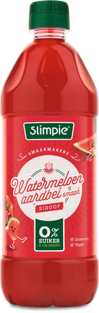 Watermeloen Aardbei siroop